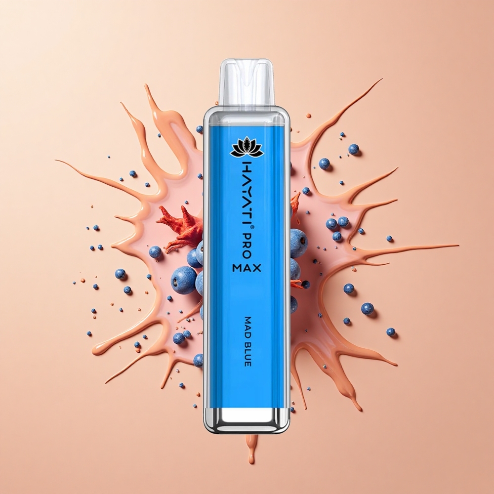 Hayati Pro Max 4000 Azul Louco 2 5 Nicotina Cristal