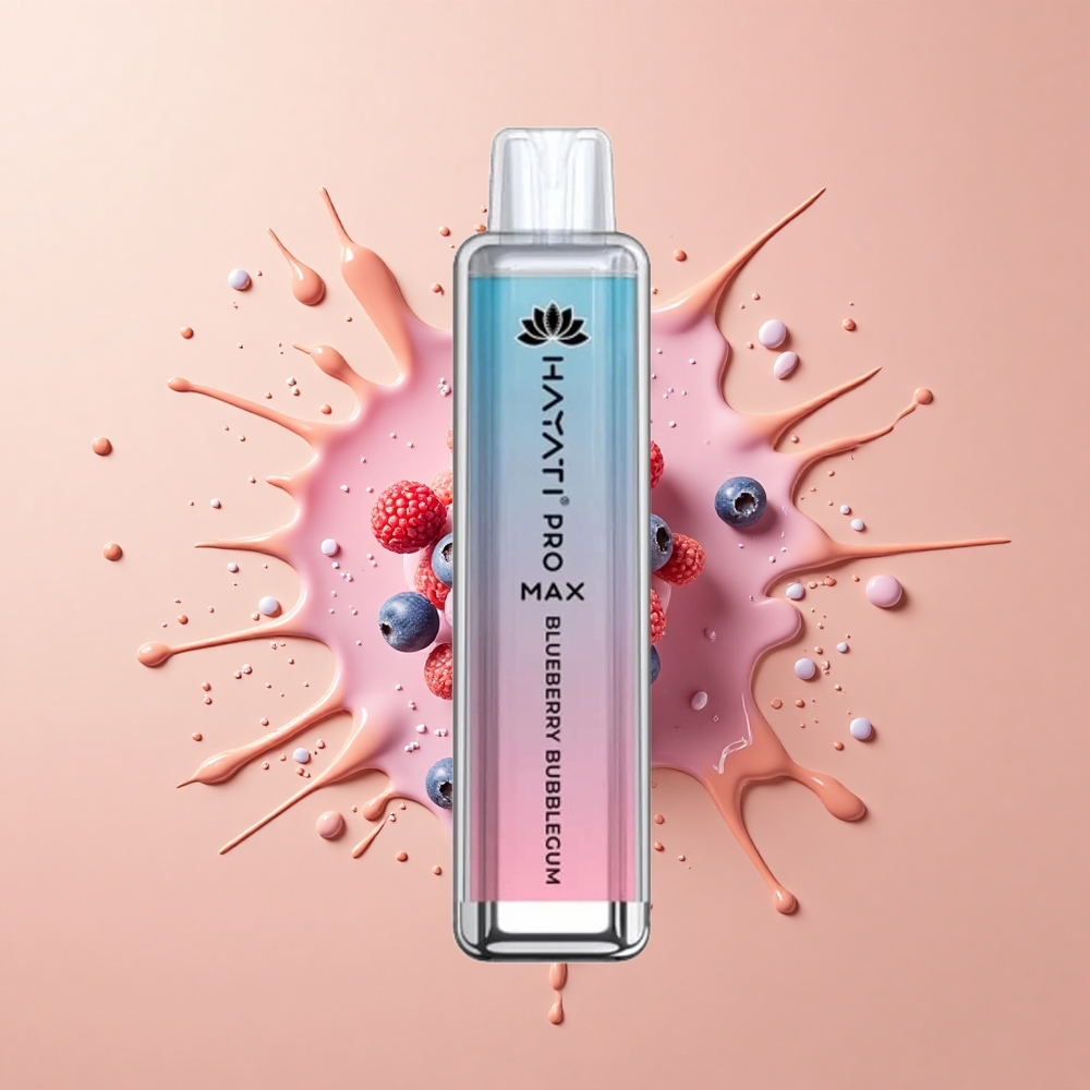 Hayati Pro Max 4000 Chiclete de Mirtilo com LED e Recarregável