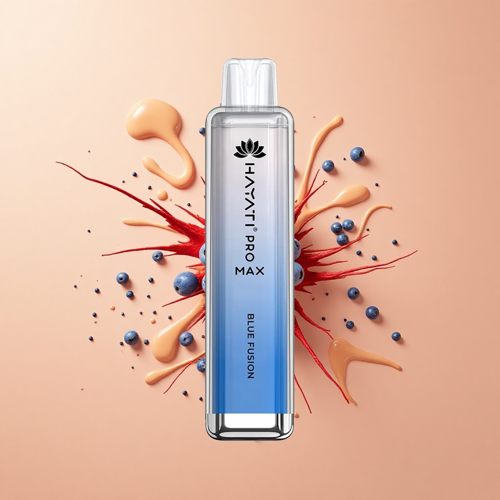 Hayati Pro Max 4000 Fusão Azul Dupla Recarregável