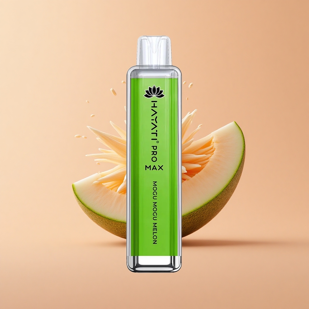 Hayati Pro Max 4000 Melão Mogu Mogu Recarregável e Cristalino