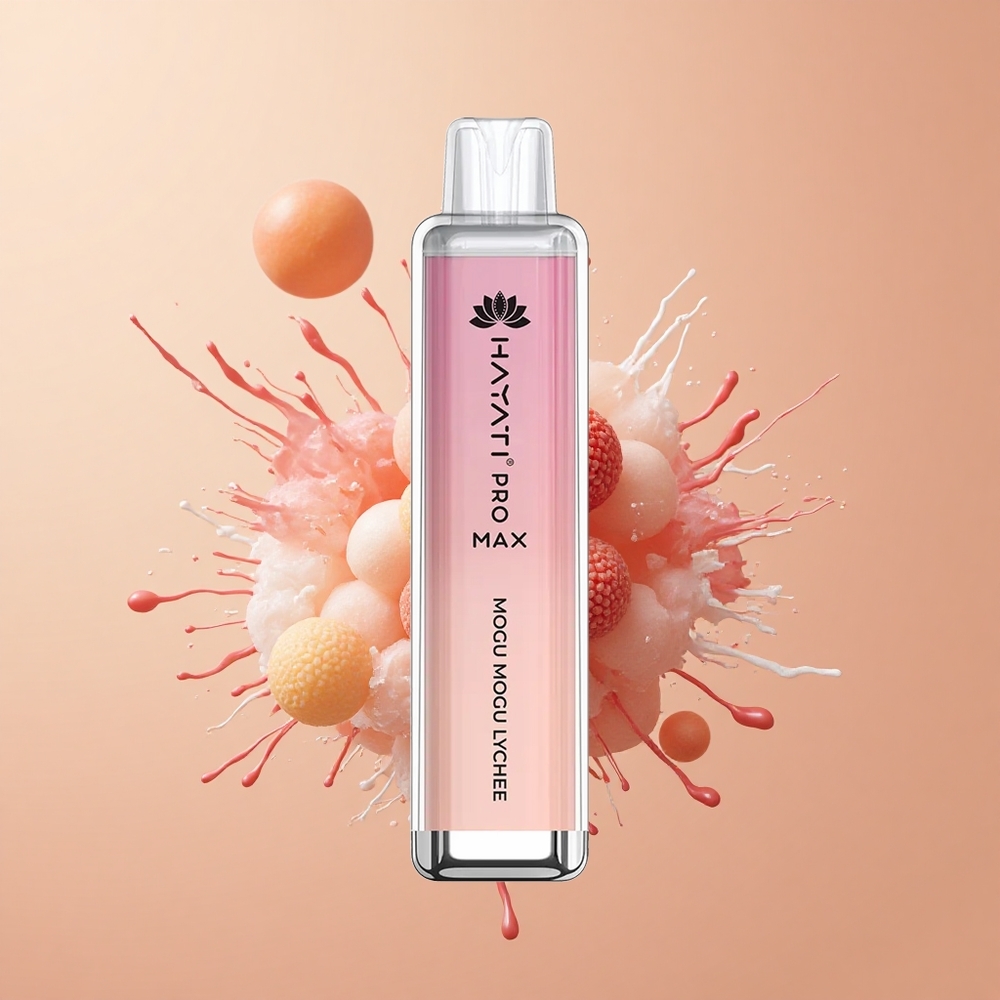 Hayati Pro Max 4000 Mogu Mogu Lychee Bateria Recarregável e LED Brilhante