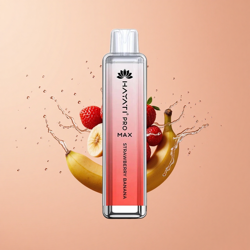 Hayati Pro Max 4000 Morango Banana 2 5 Bateria Recarregável