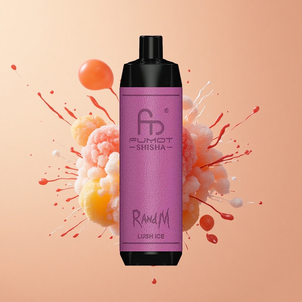RandM Fumot Shisha 10000 Gelo Fresco com Bateria 850 mAh e Tipo-C