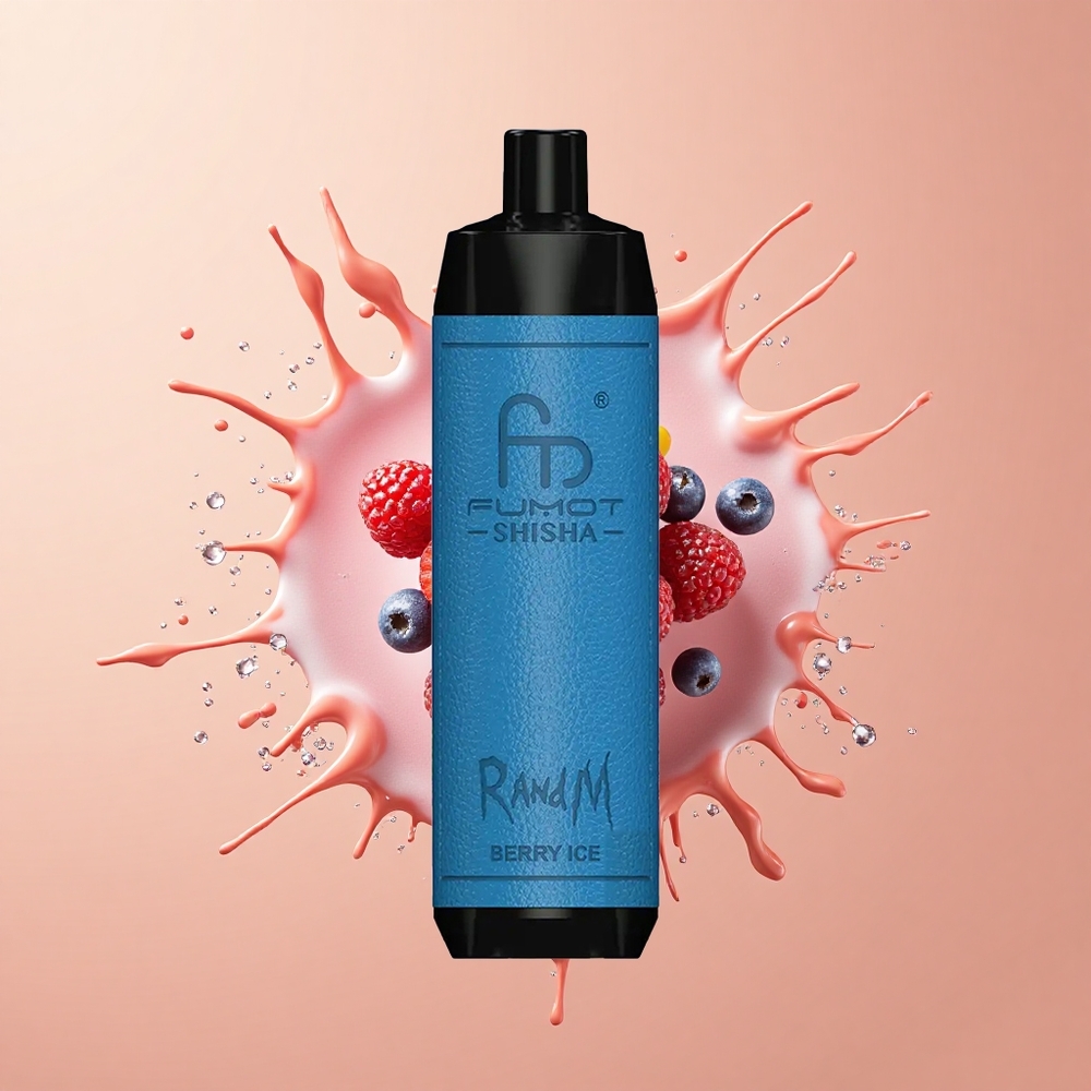 RandM Fumot Shisha 10000 Gelo de Frutas com LED e 06ohm