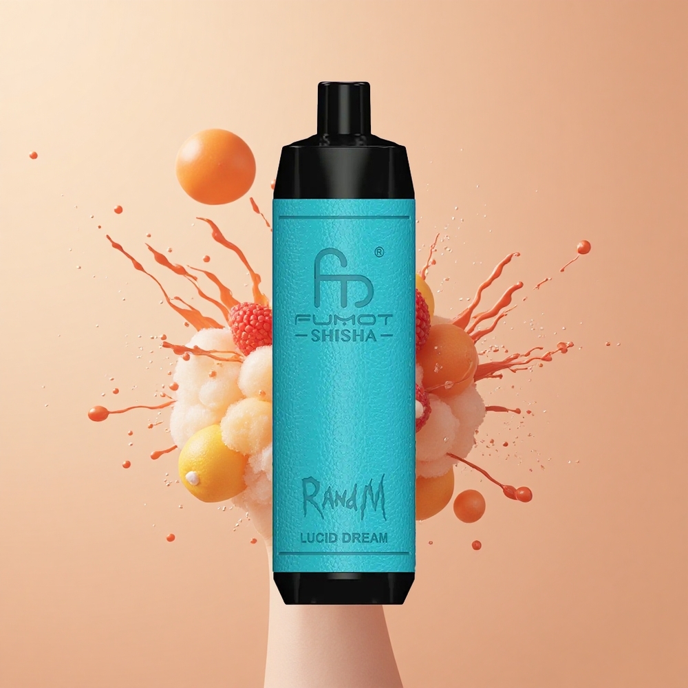RandM Fumot Shisha 10000 Sonho Lúcido Indicador LED e Bobina em Malha