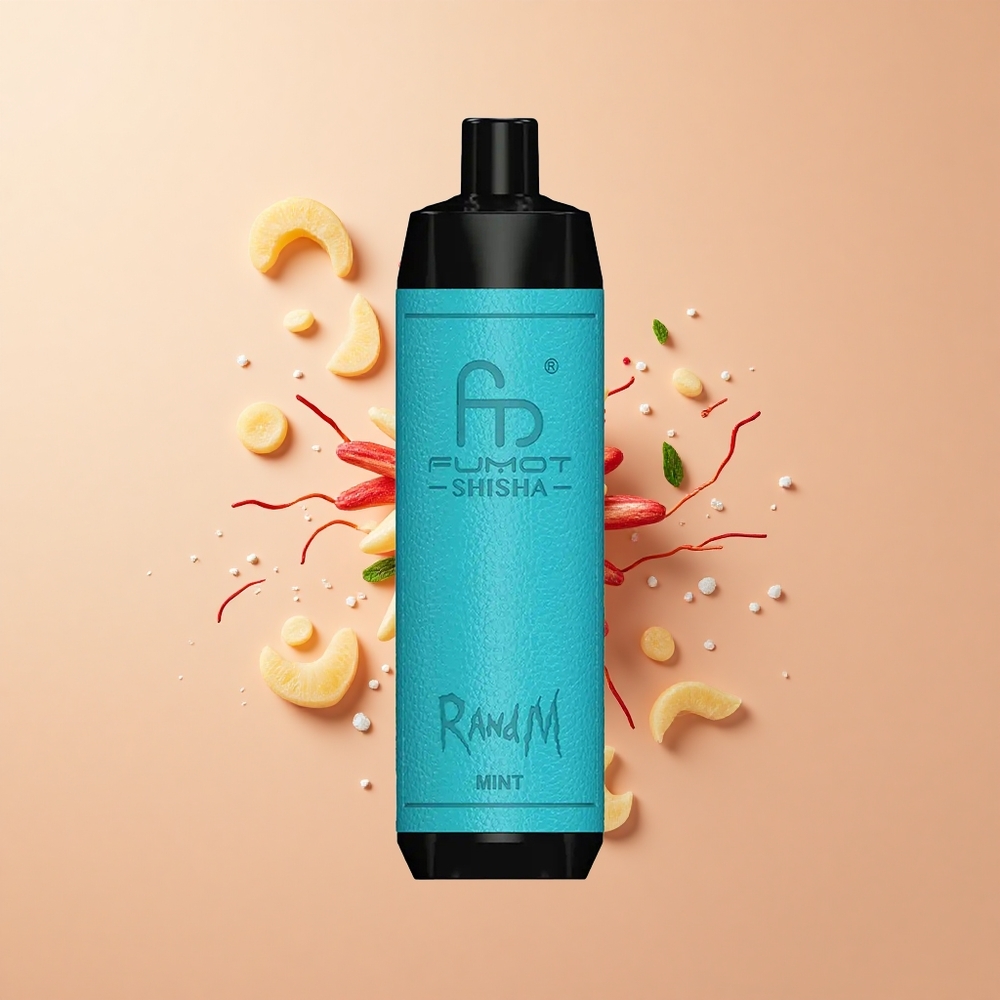 RandM Fumot Shisha 10000 Vaporizador Descartável RandM Fumot com Indicador LED e Bateria 850 mAh