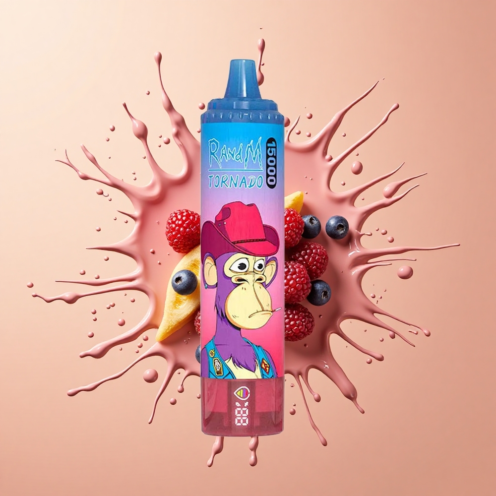 RandM Fumot Tornado 15000 Bagas Misturadas com 25ml e Coil Mesh