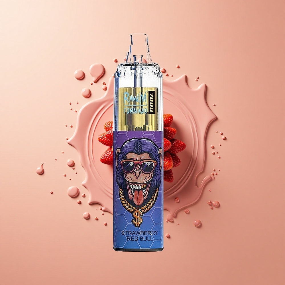 RandM Fumot Tornado 7000 Toranada Morango Red Bull 14ML Tipo-C