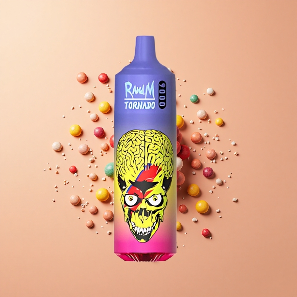 RandM Fumot Tornado 9000 Skittles 54 Sabores com Bateria Recarregável