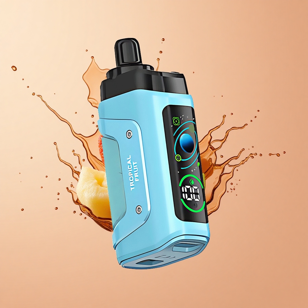 Razz Bar 45000 Barra de Frutas Tropicais com Coil Mesh e Força de Nicotina