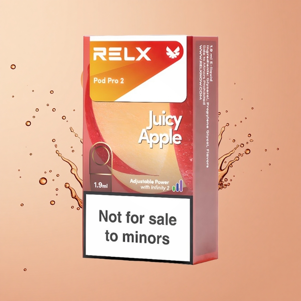 Relx Pod Pro 2 Vape Device Maçã Suculenta 19ml 3 Modos