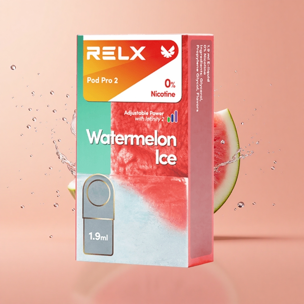 Relx Pod Pro 2 Vape Device Melancia Gelo 19ml 3 Modos