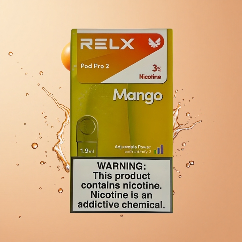 Relx Pod Pro 2 Vape Device Sorvete de Manga 19ml 3 Modos