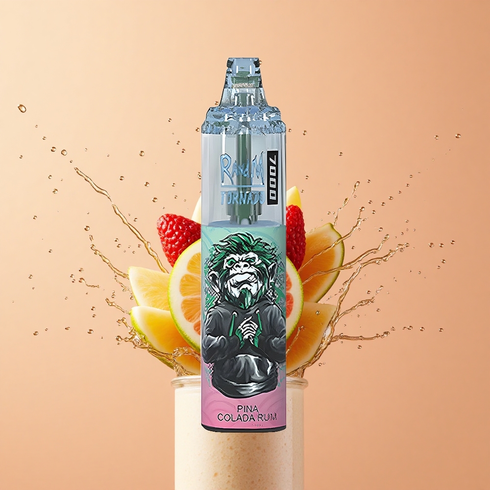 RandM Fumot Tornado 7000 Rum Colada de Pina com E-líquido 14 ML e Coil Mesh