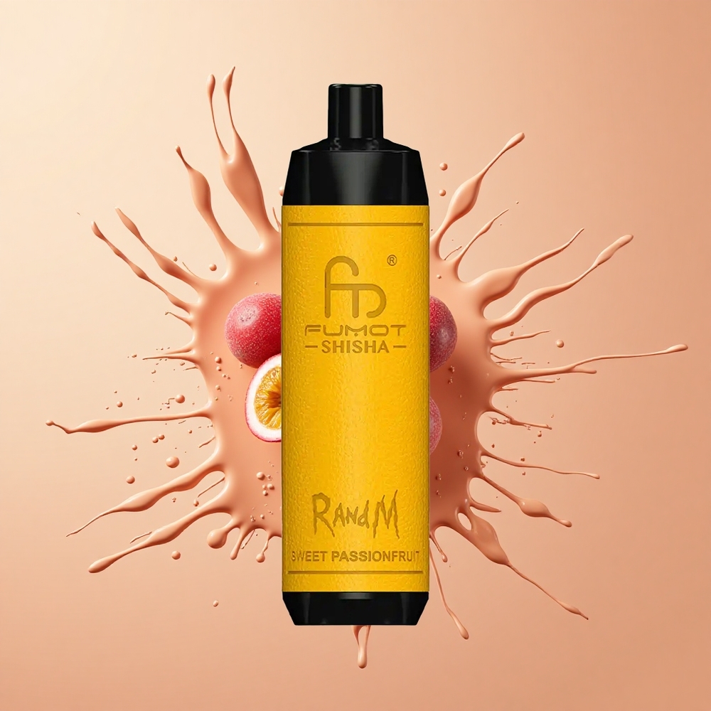 RandM Fumot Shisha 10000 Maracujá Doce com LED e 06ohm