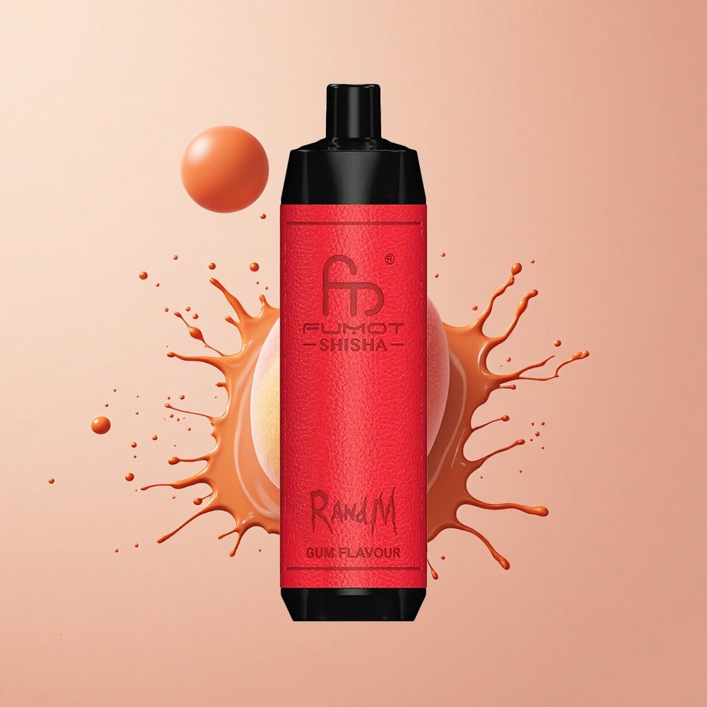 RandM Fumot Shisha 10000 Vape Descartável Sabor Chiclete com LED e 06ohm