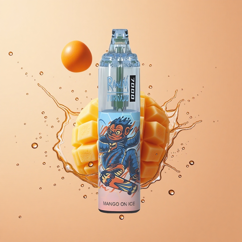 RandM Fumot Tornado 7000 Manga no Gelo com Bateria e Sabor Ajustável