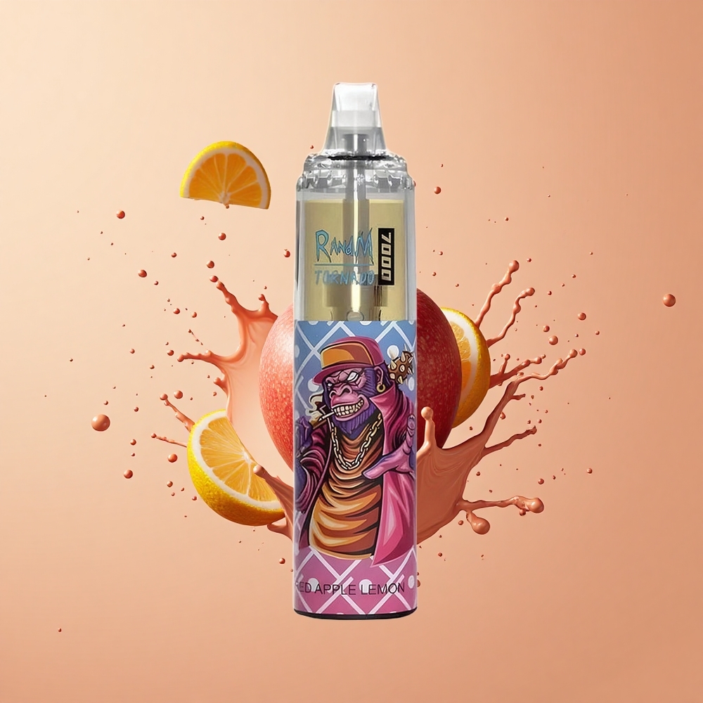 RandM Fumot Tornado 7000 Maçã Vermelha Limão 14 ML Tipo-C