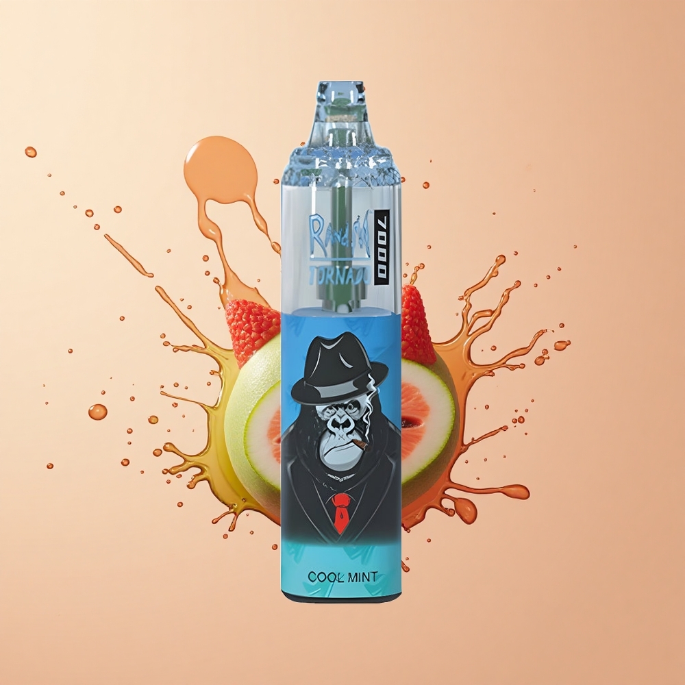 RandM Fumot Tornado 7000 Menta Fresca com Bateria 850 MAH e Tipo-C