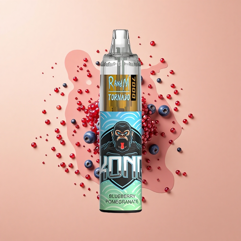 RandM Fumot Tornado 7000 Mirtilo Romã Tipo-C 5