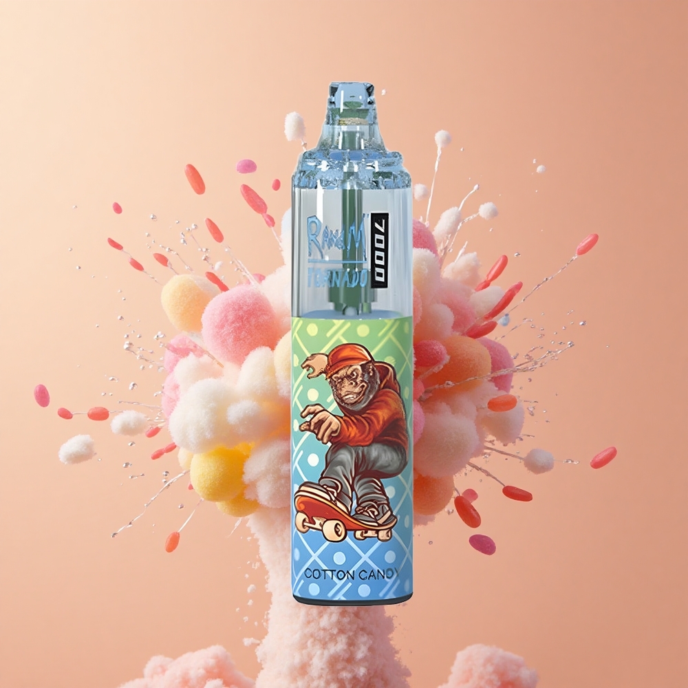 RandM Fumot Tornado 7000 Algodão Doce 14 ML Mesh Ajustável