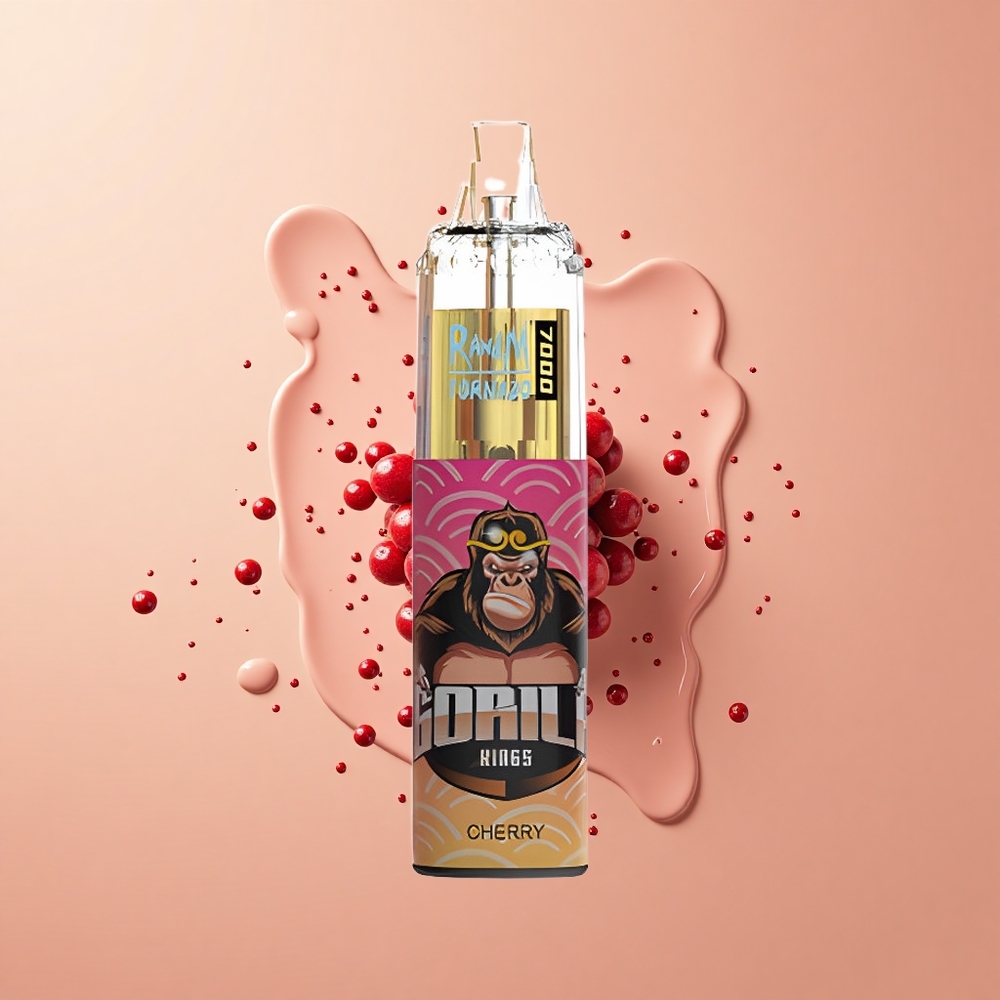 RandM Fumot Tornado 7000 Cereja Ajustável RGB 14ML Mesh