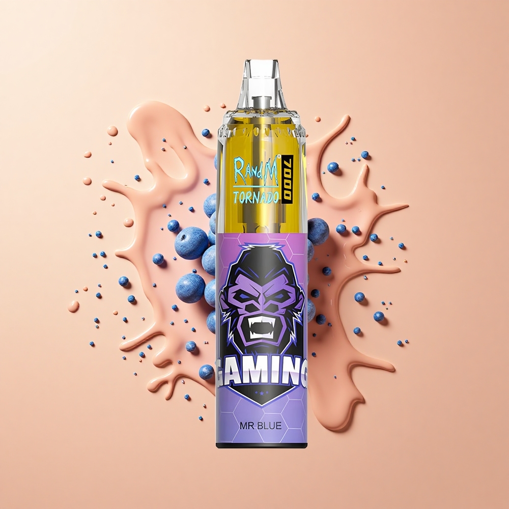 RandM Fumot Tornado 7000 Dr Azul 14 ML Bobina em Malha