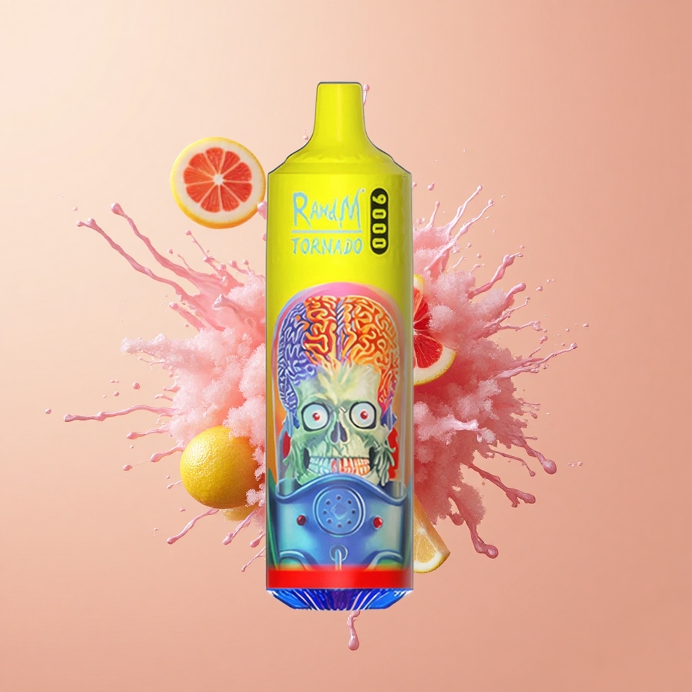 RandM Fumot Tornado 9000 Limão Rosa com 54 Sabores e Bobina em Malha