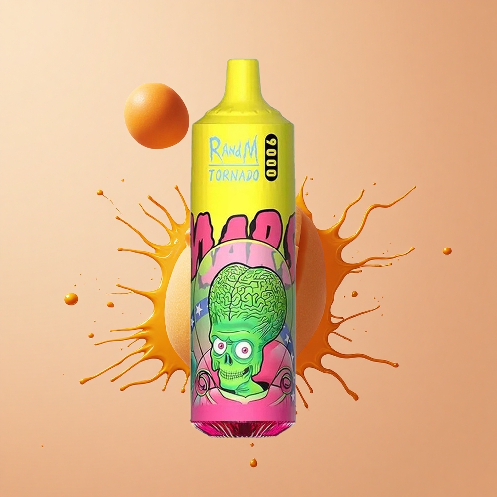 RandM Fumot Tornado 9000 Triplo Manga com Bateria Recarregável e Bobina em Malha