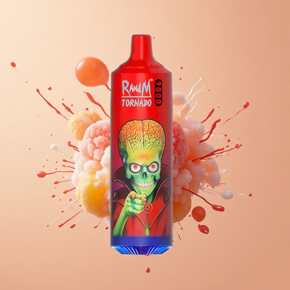 RandM Fumot Tornado 9000 Gelo Refrescante com Bateria Recarregável e Sabor Variado