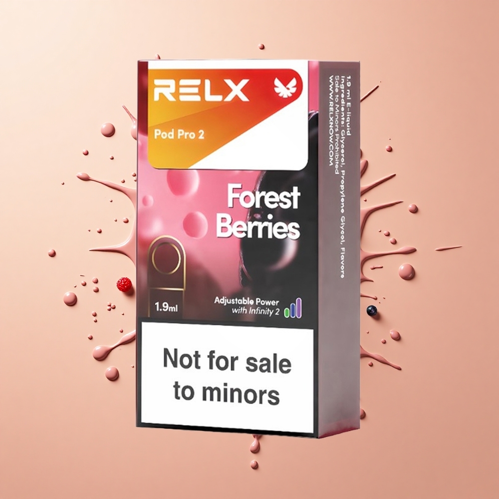 Relx Pod Pro 2 Vape Device Bagas da Floresta - 19ml / 3 Níveis