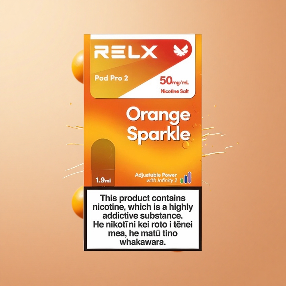 Relx Pod Pro 2 Vape Device Faísca Laranja Pro 2 - 19ml / 3 Modos / Pacote Duplo