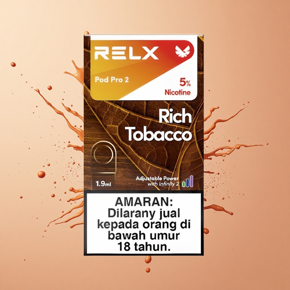 Relx Pod Pro 2 Vape Device Tabaco Pro 2 - 19ml / 3 Modos / 2 ou 3 Unidades
