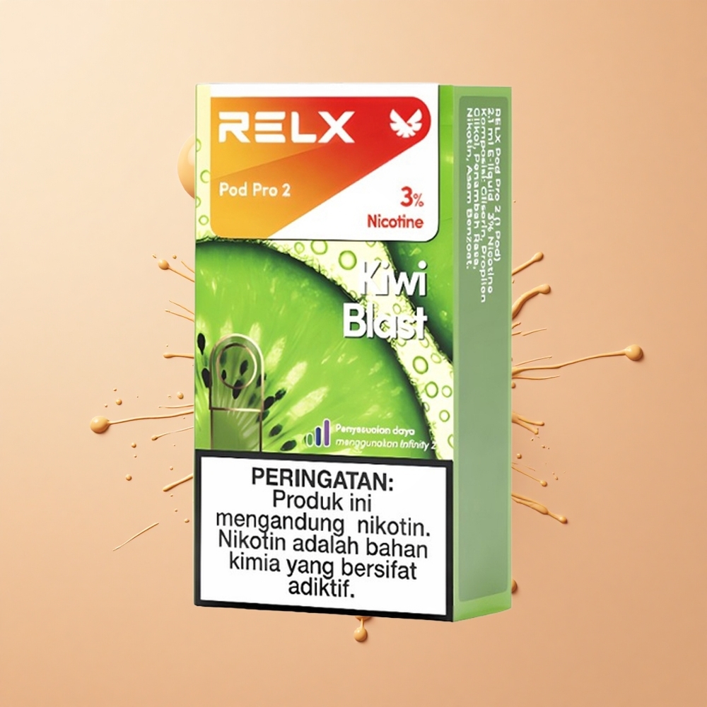 Relx Pod Pro 2 Vape Device Explosão de Kiwi com 19ml e Modo Suave