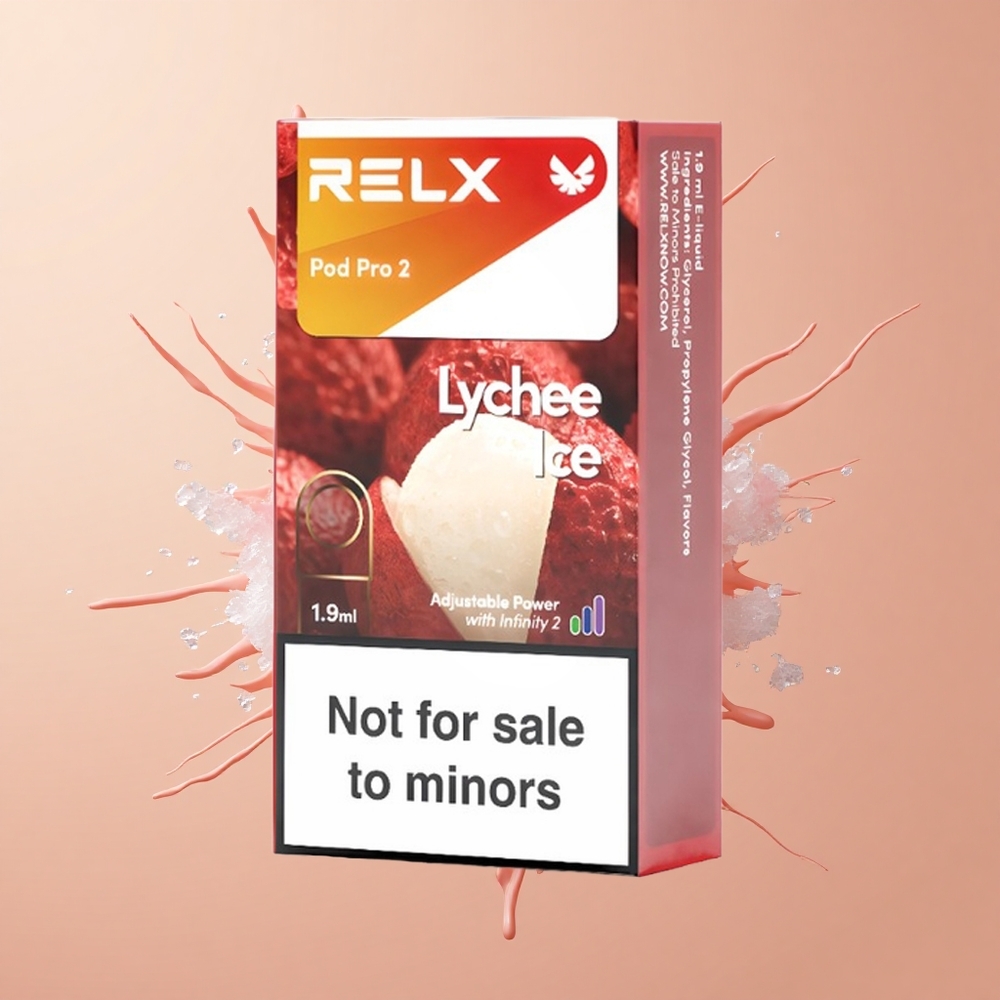 Relx Pod Pro 2 Vape Device Gelo de Lichia com 19ml e 3 Modos