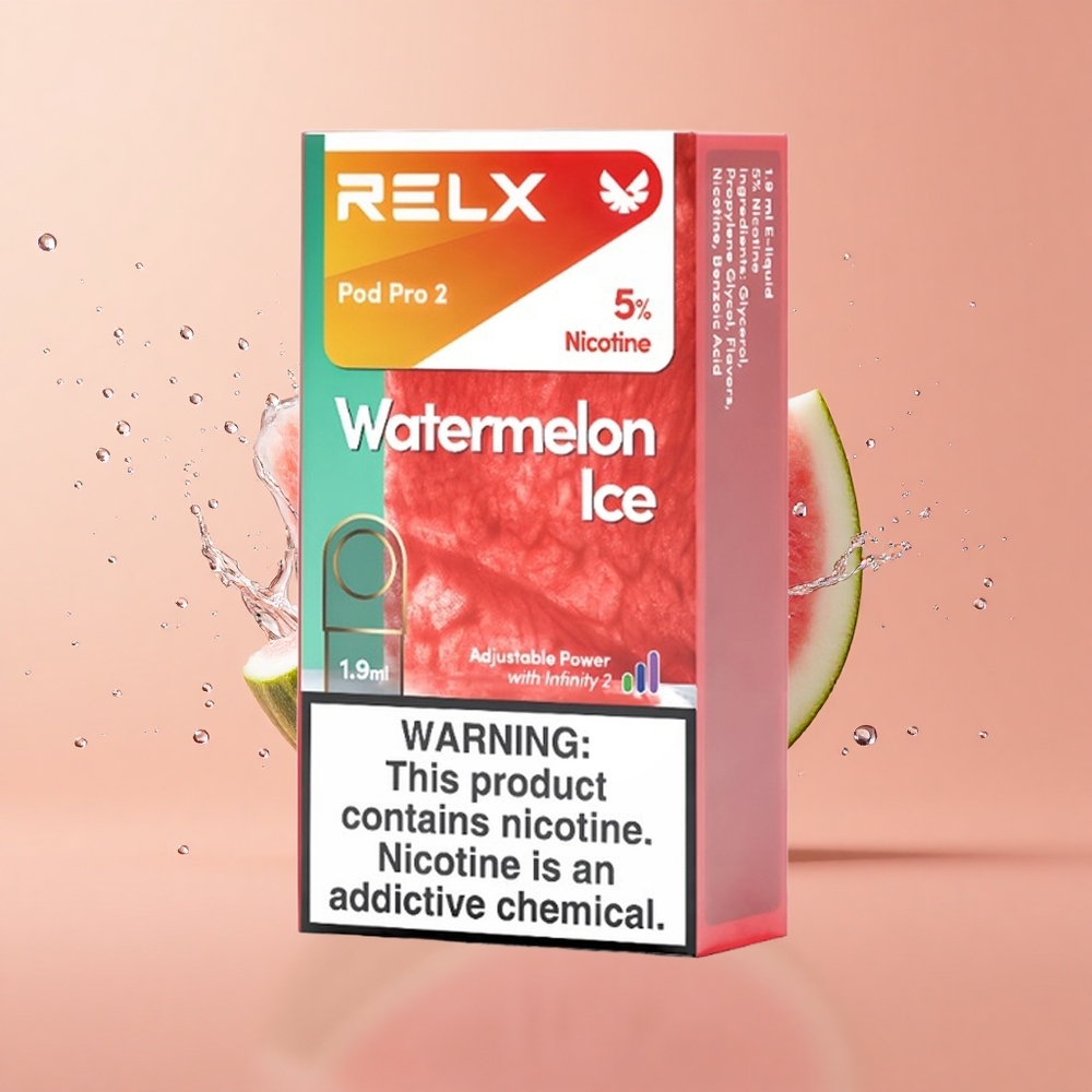 Relx Pod Pro 2 Vape Device Melancia Gelo com 19ml e 3 Modos